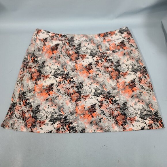 Izod Golf Skort Skirt Coral Camo 18" Women's Size 12 With Pockets - Picture 2 of 9